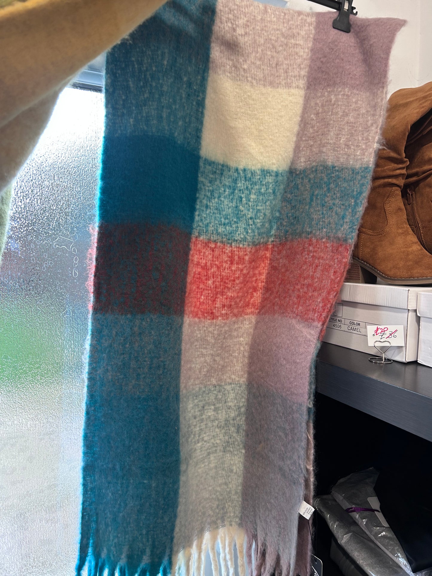 Blanket Style Woolly Scarves