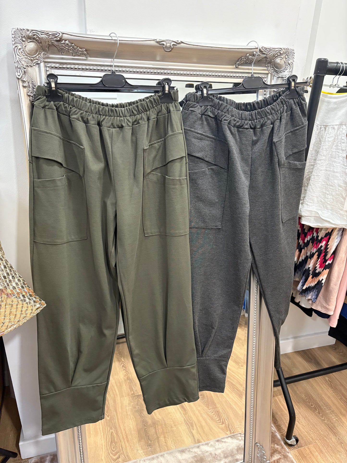 Scuba Front Pocket Tapered Joggers