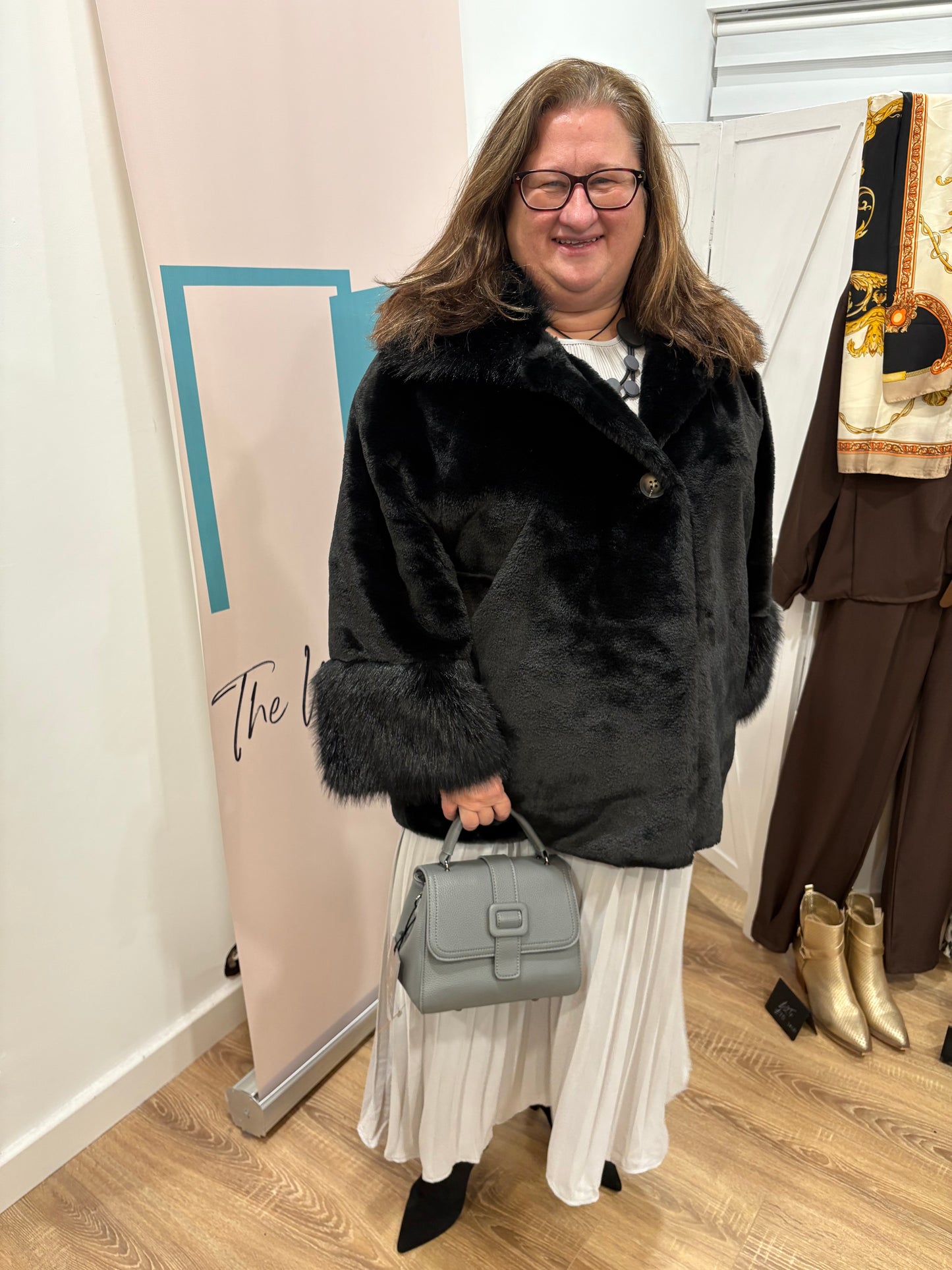 Small Satchel Bag with Top Handle