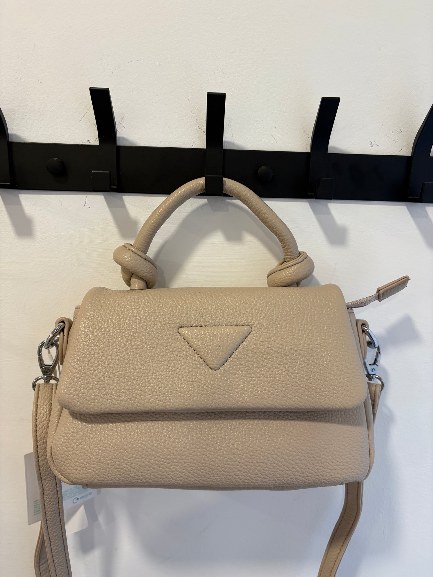 Triangle Design, Top Handle/Crossbody Handbag