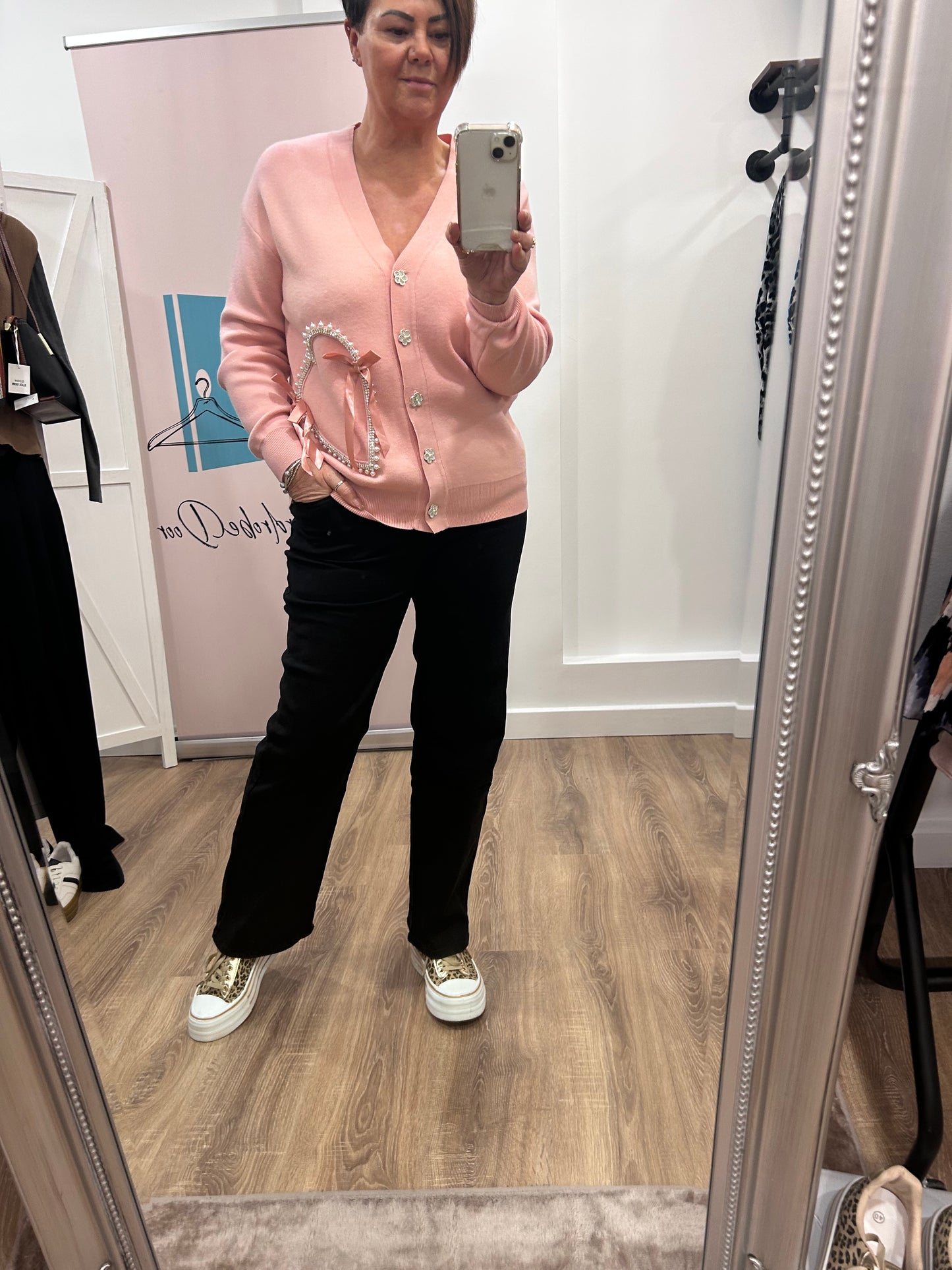 Black Wide leg Jeans