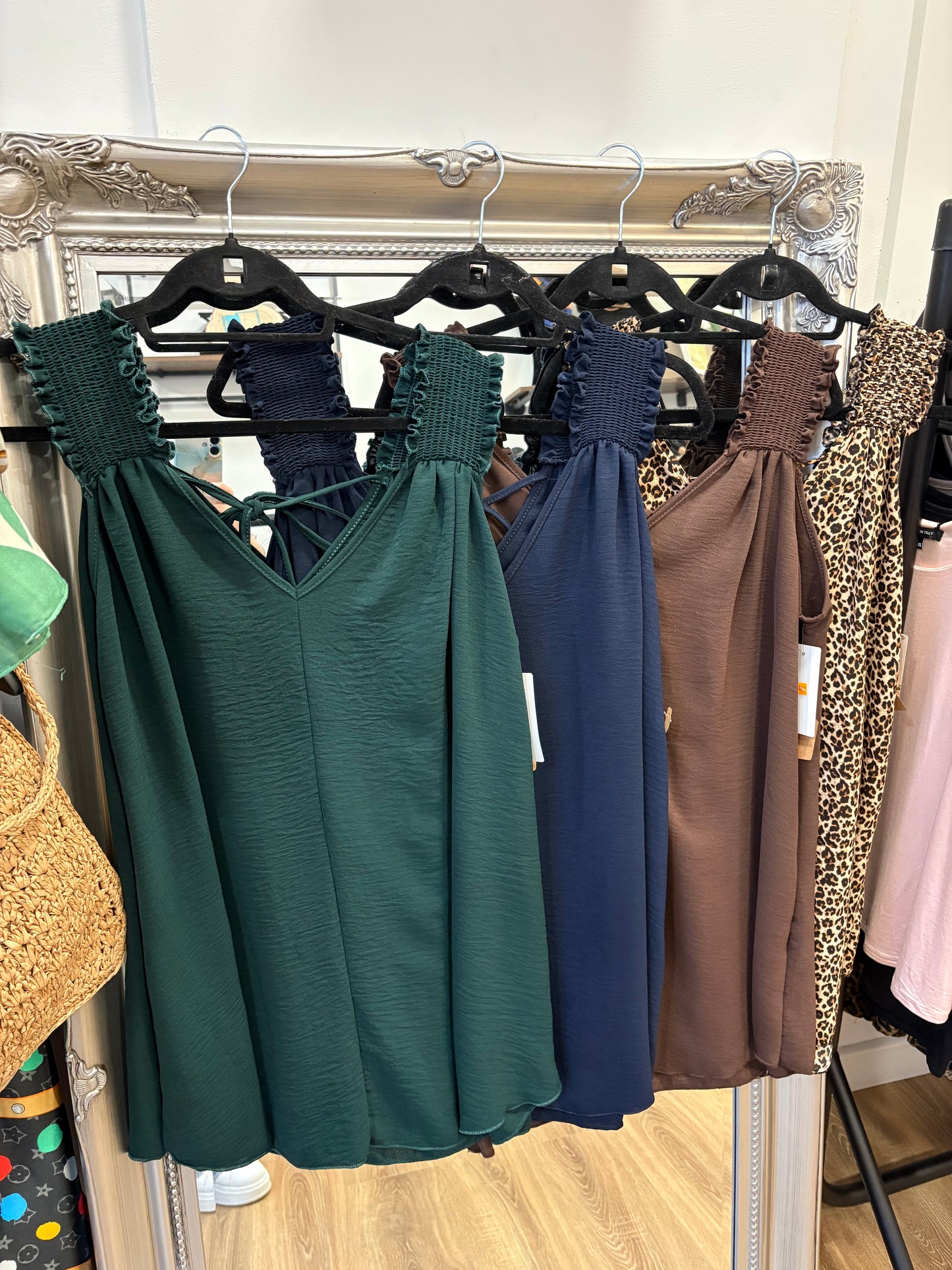 Elasticated Shoulder, Swing Vest Top