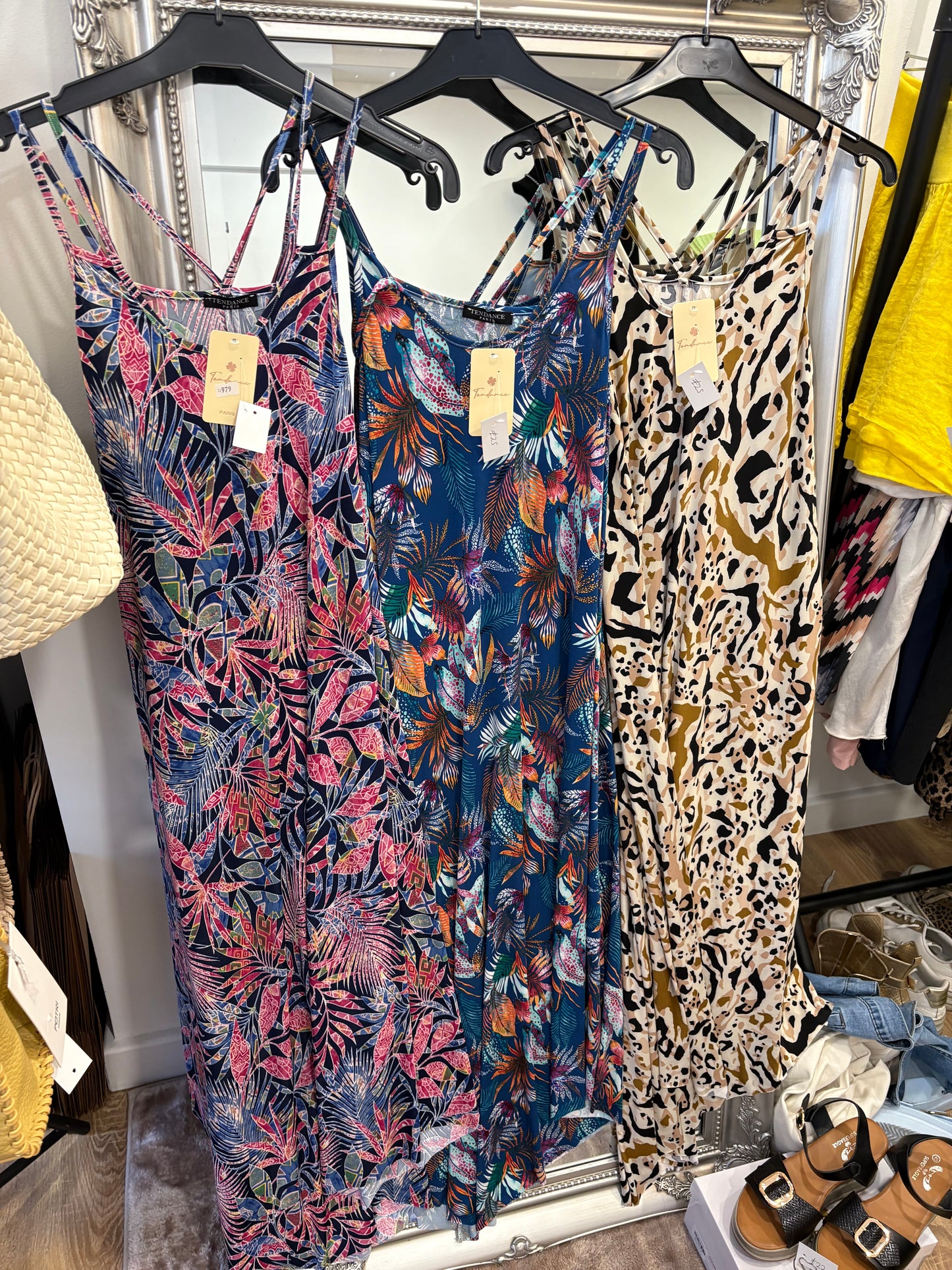 Slinky, Strappy, Stretch Midaxi Dress
