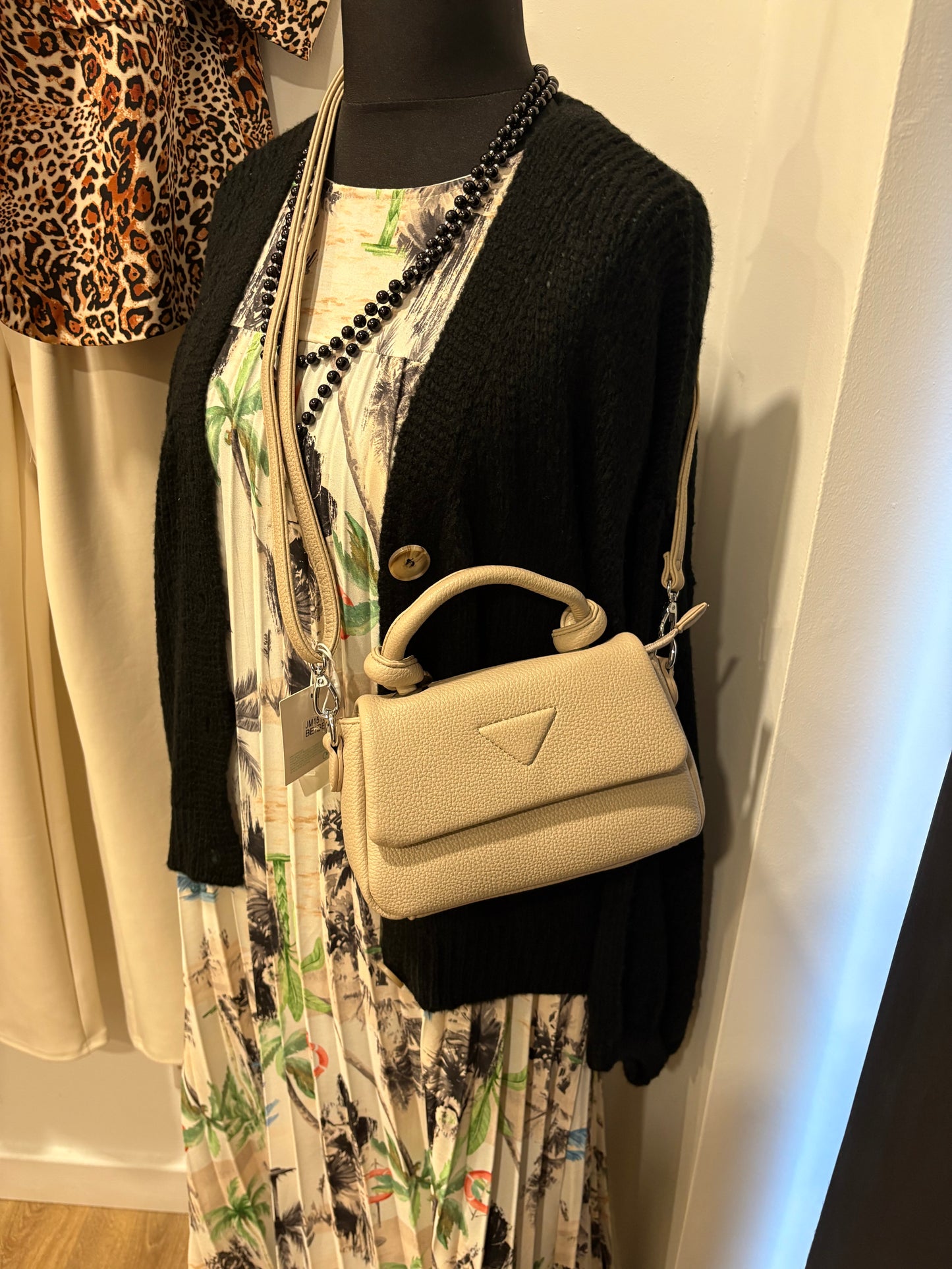 Triangle Design, Top Handle/Crossbody Handbag