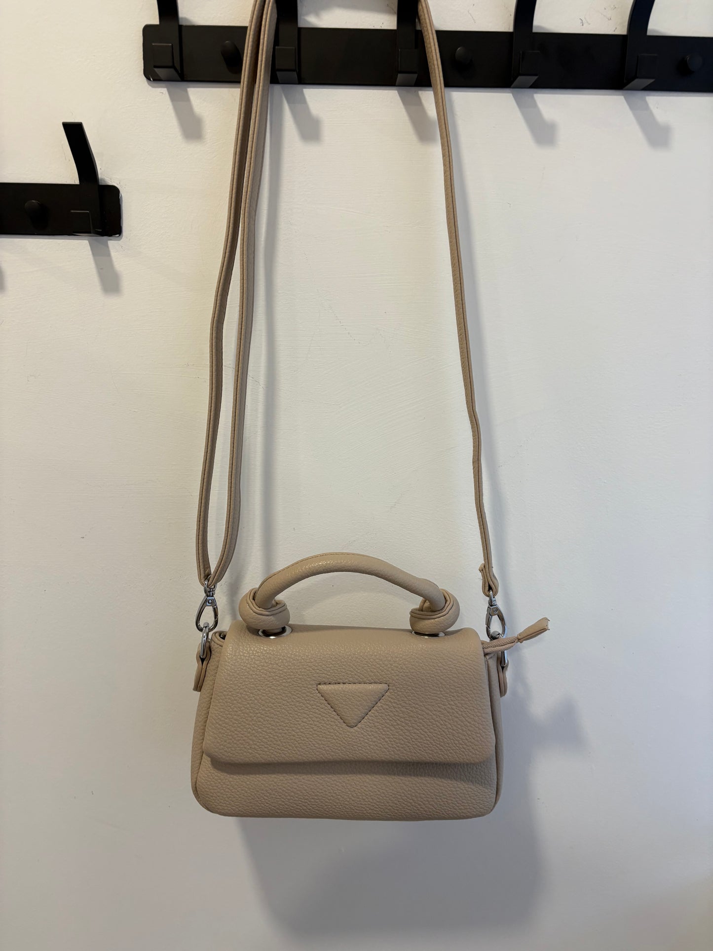 Triangle Design, Top Handle/Crossbody Handbag