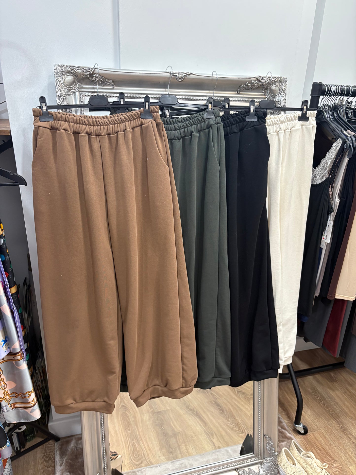 Loose Fit, Cuff Bottom Joggers