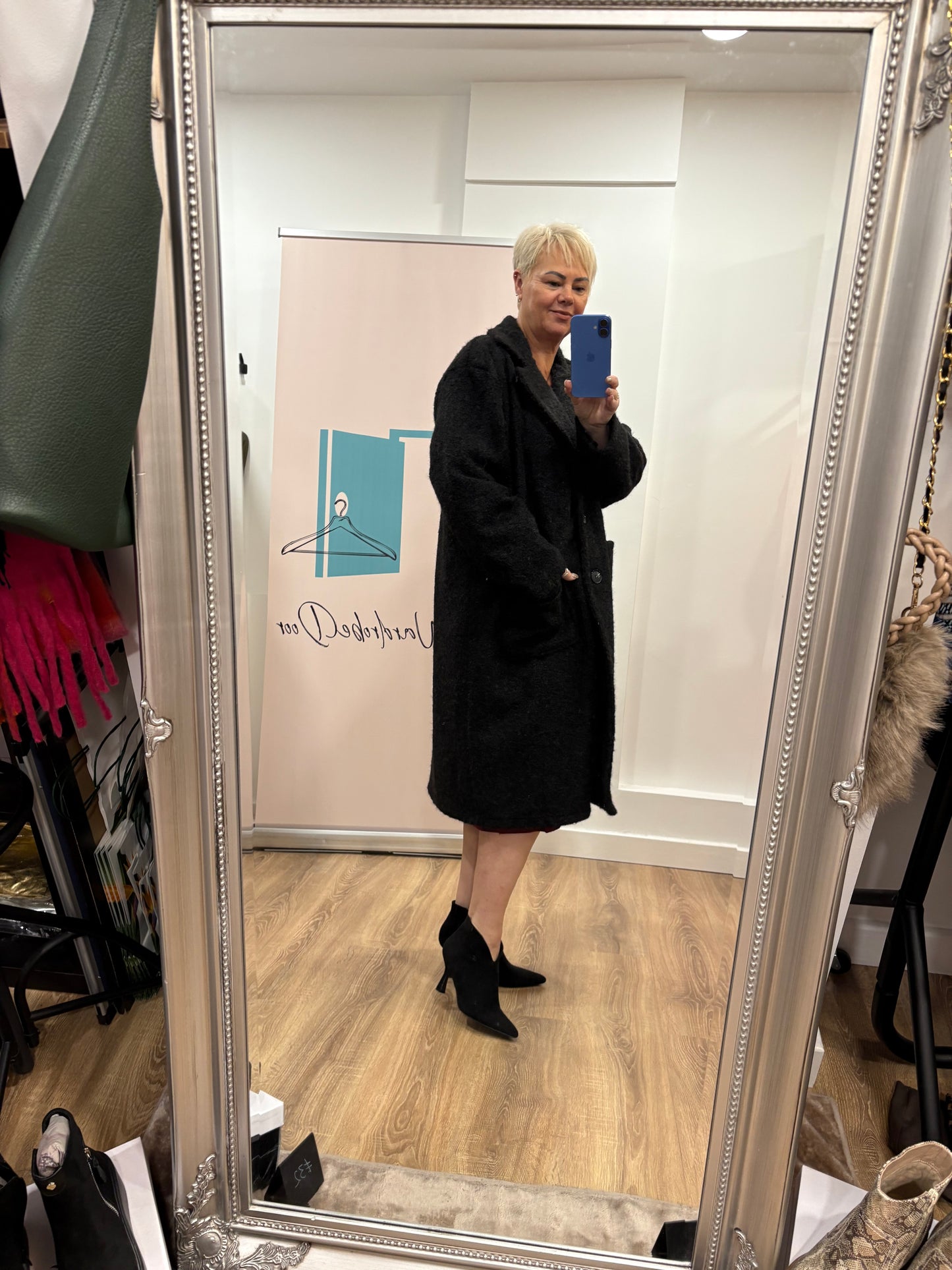 Single Breasted Fluffy Coat