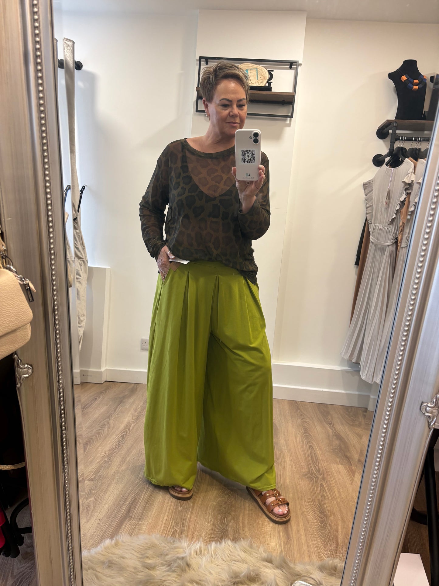 Jersey Palazzo Trousers