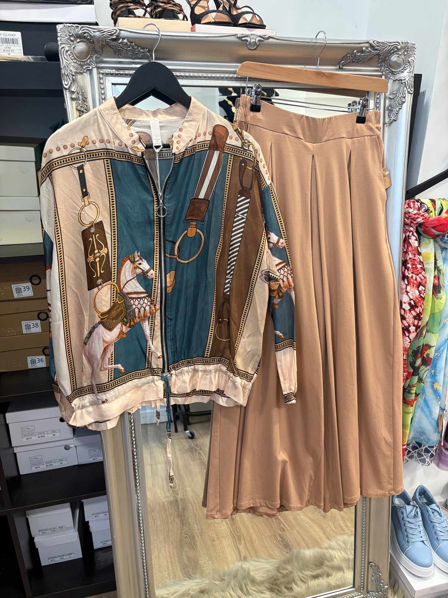 Lightweight Equestrian Bomber Jacket