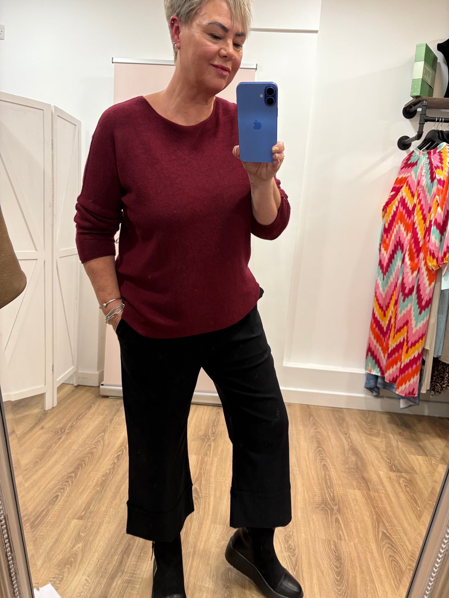 Curved Hem Jumper