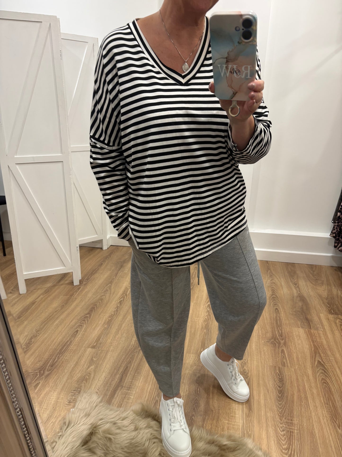 Long Sleeve Stripe T-shirt