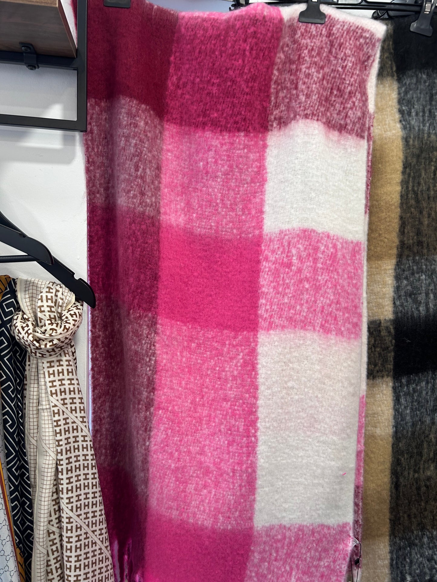 Blanket Style Woolly Scarves
