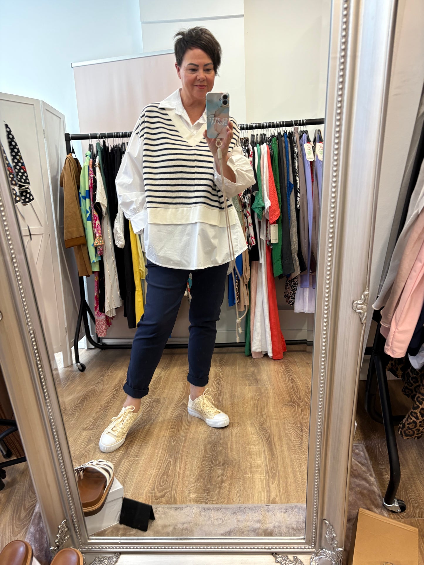 Oversized Shirt Tank Top