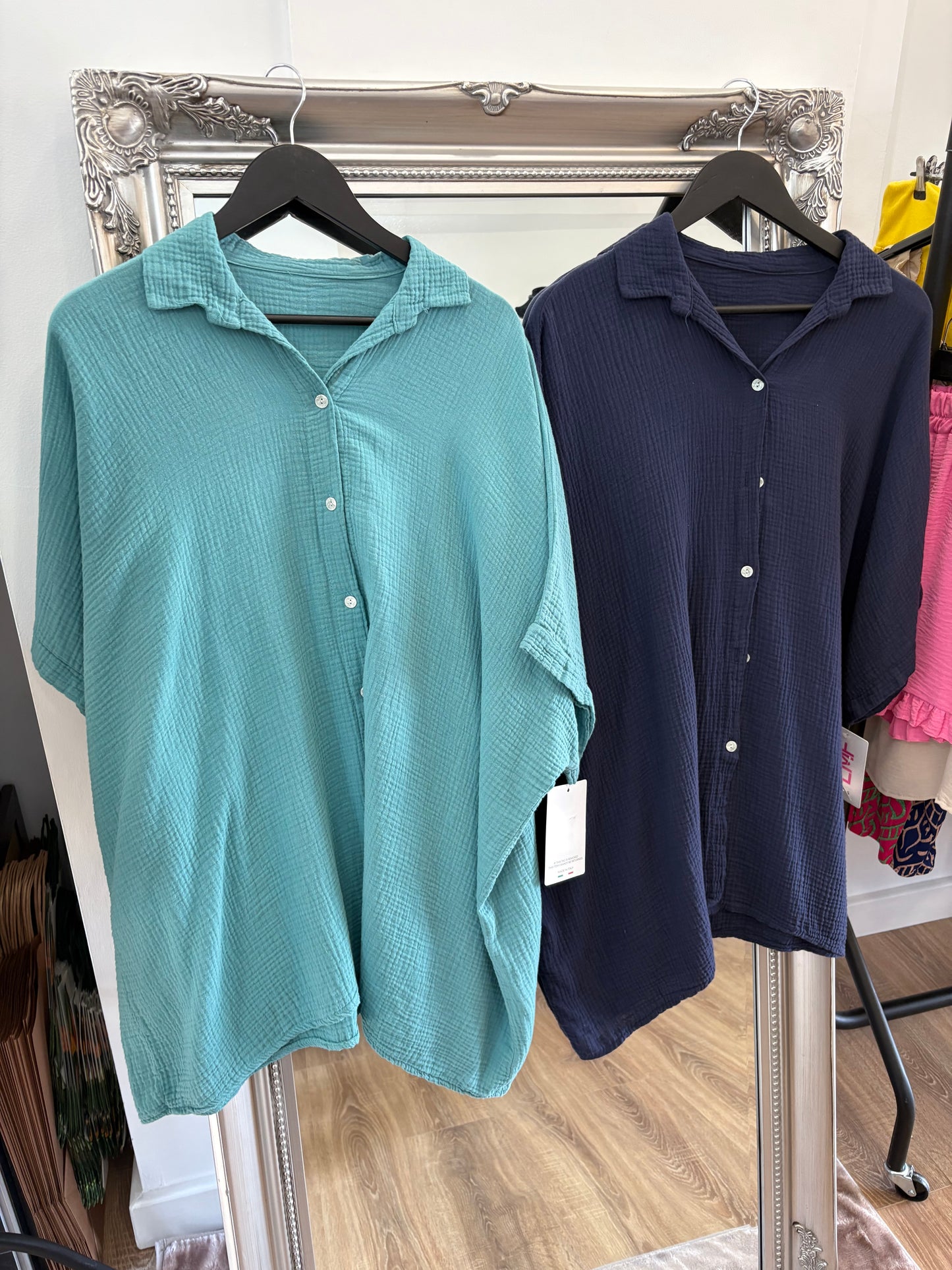 Oversized Cheesecloth Shirt