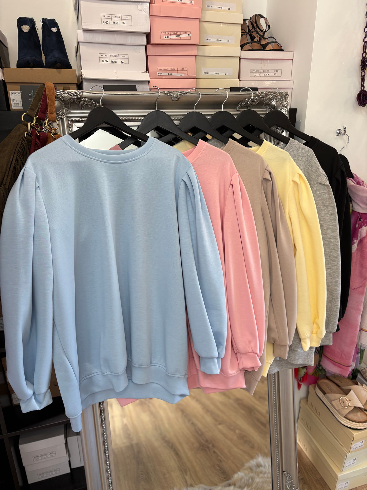 Puff Sleeve Sweatshirt