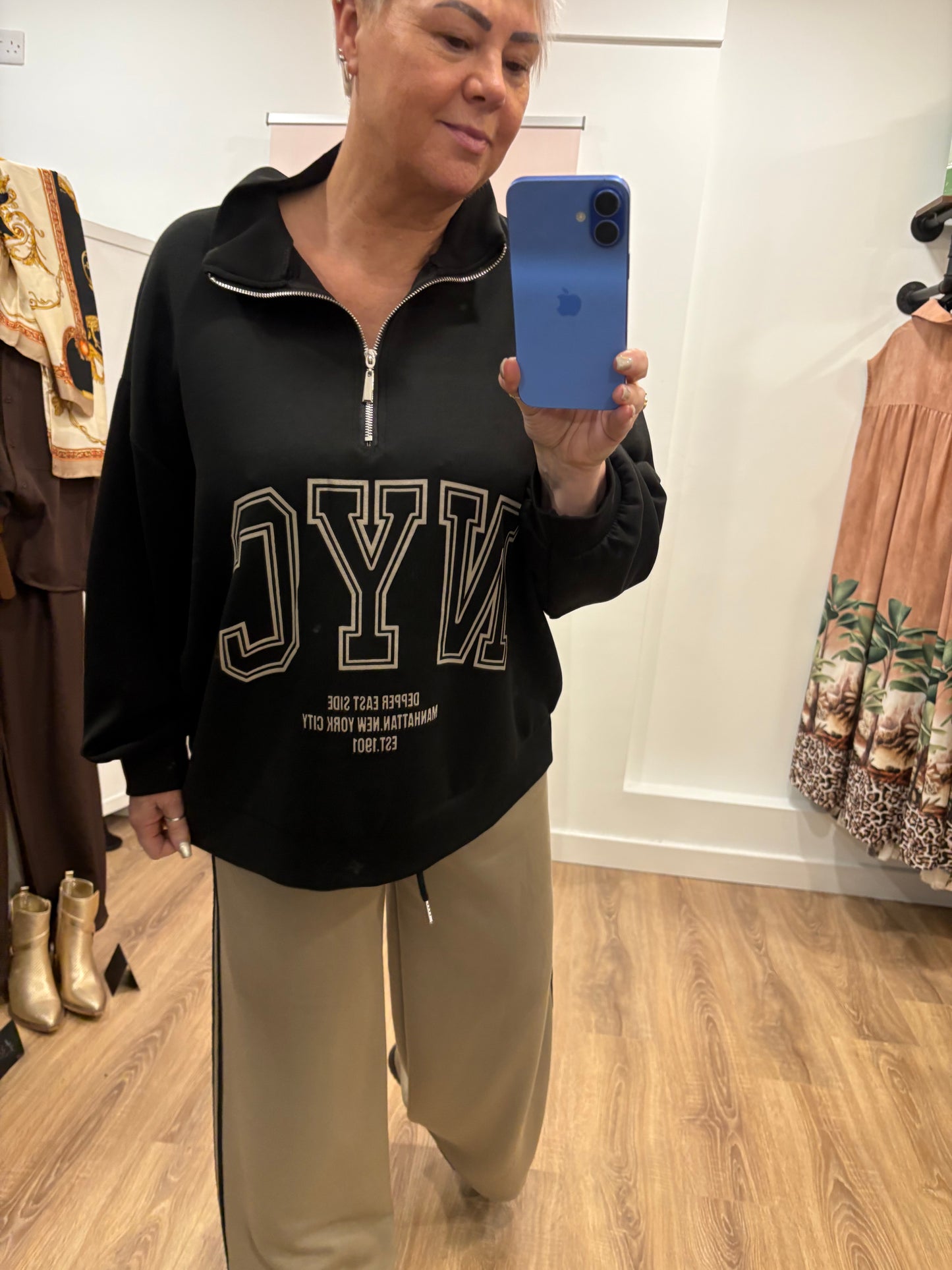 NYC 1/4 Zip Sweatshirt