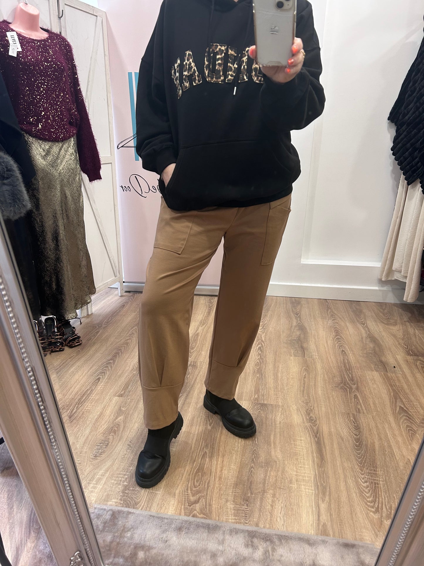 Scuba Front Pocket Tapered Joggers