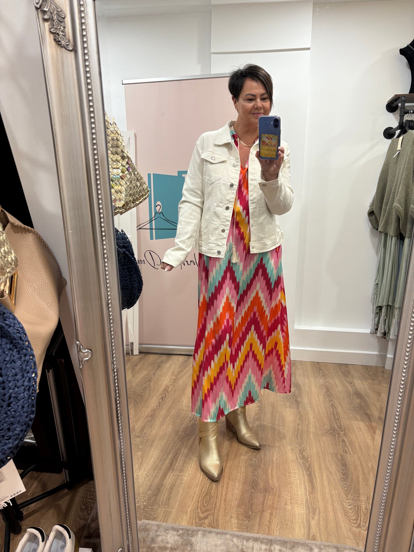 Zig Zag Maxi Dress.