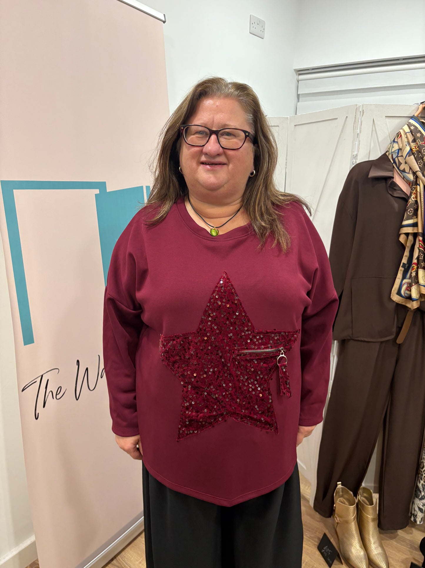 Sequin Design Sweatshirt