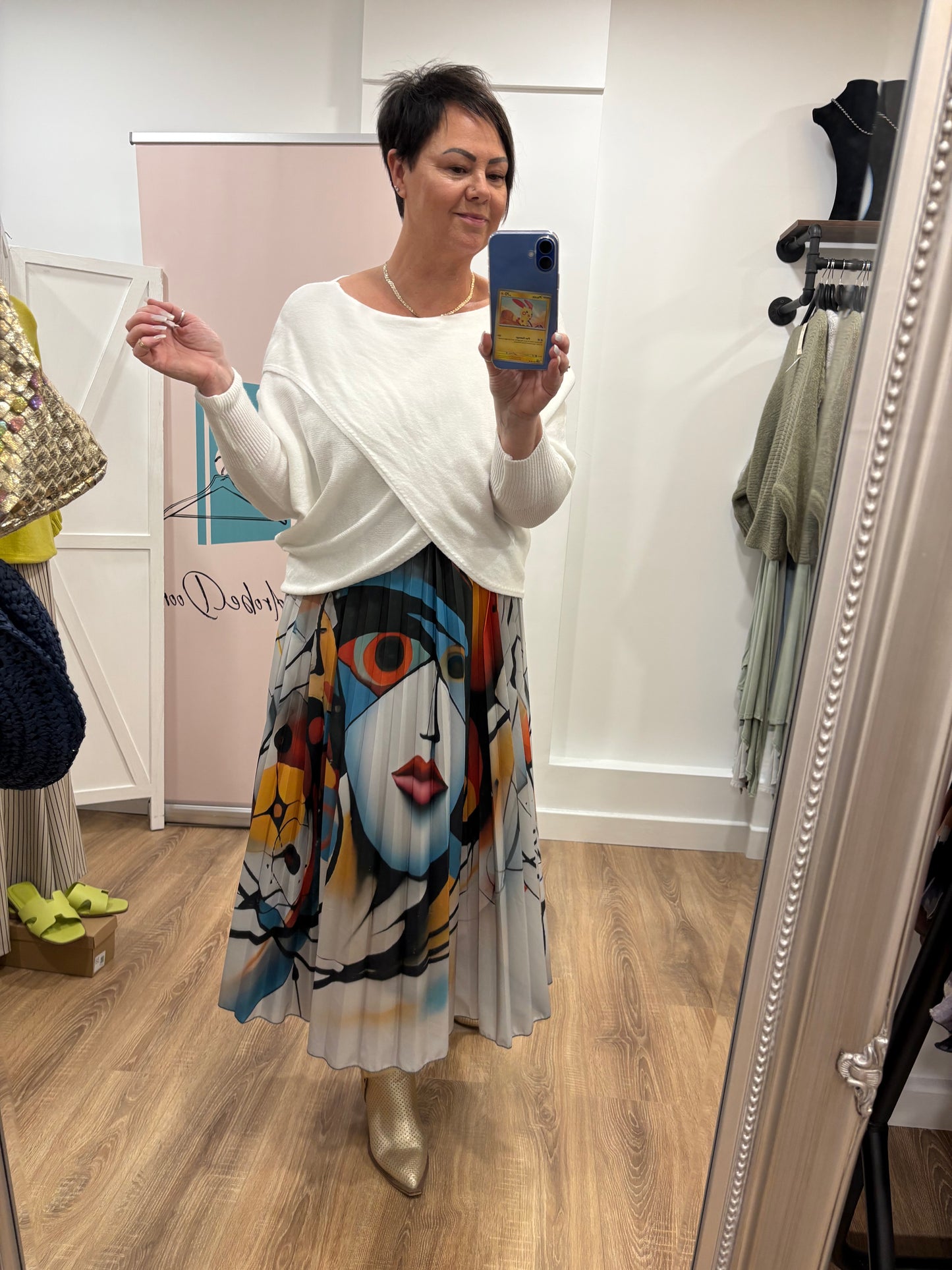 Strappy Pattern Dress