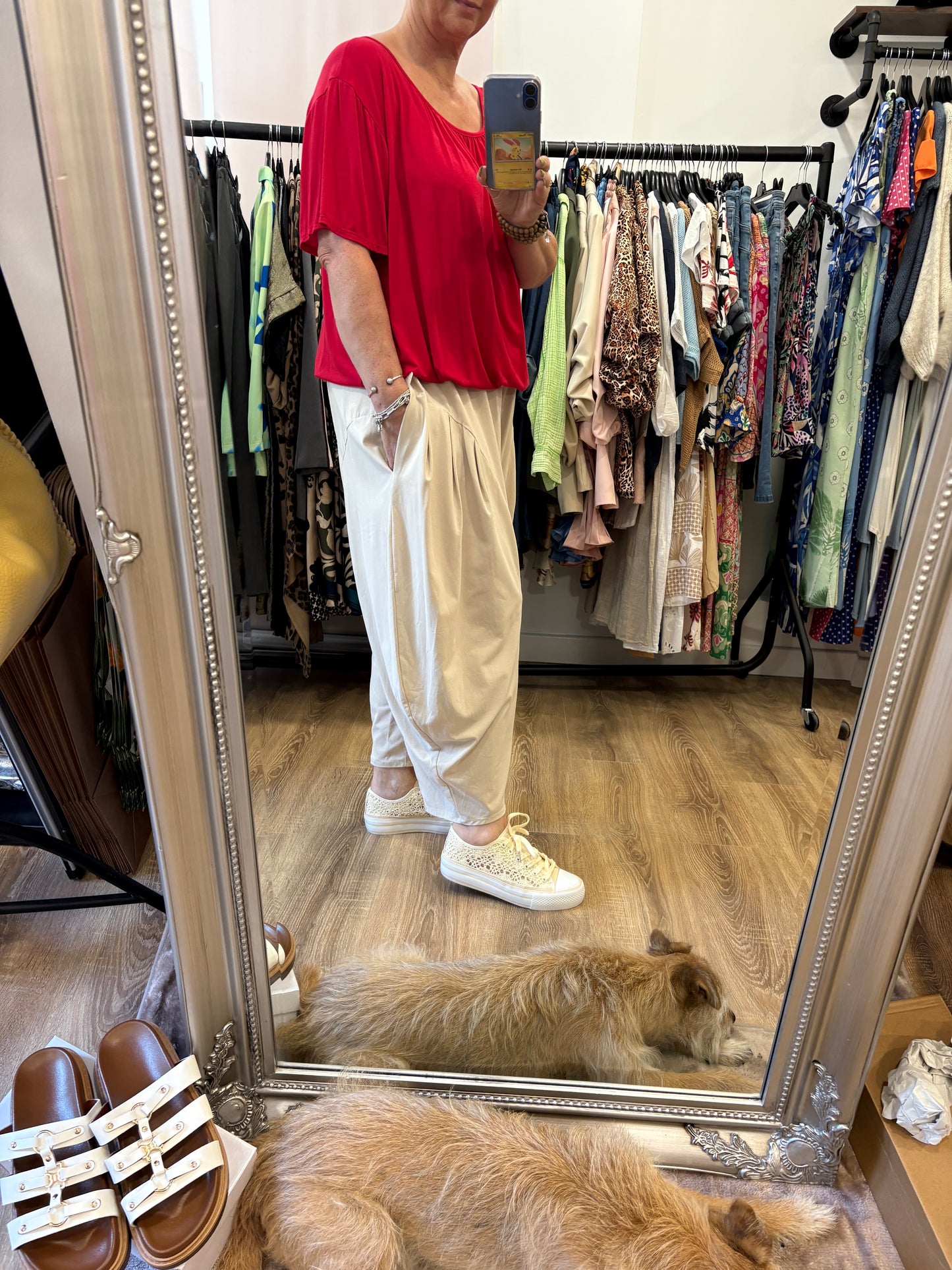 Loose Fit, Cropped Joggers