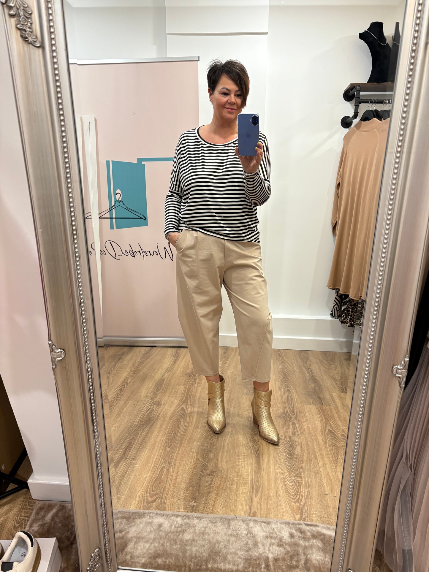 Stretch Tapered Trousers