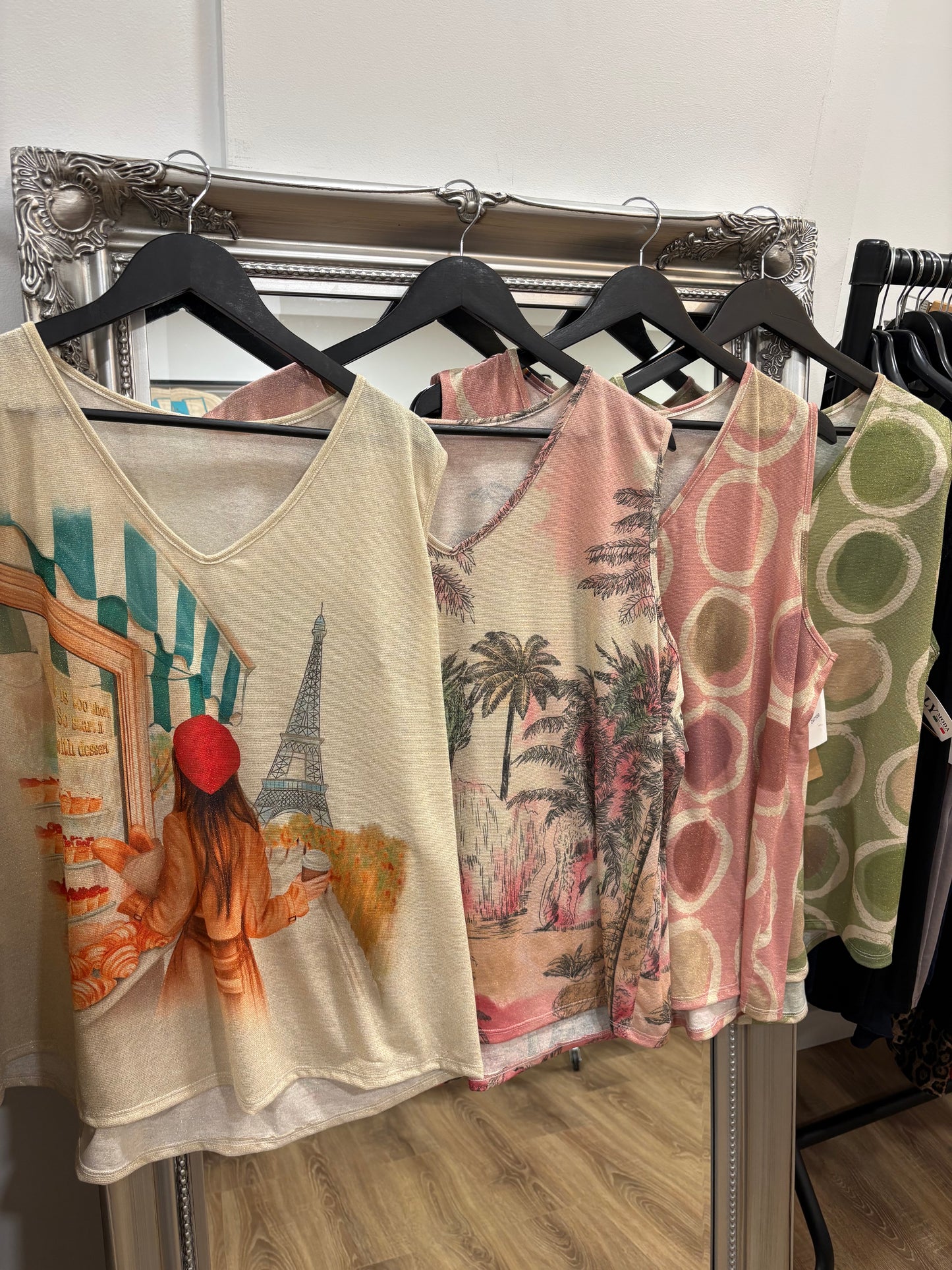 Shimmer, Print Vest Top
