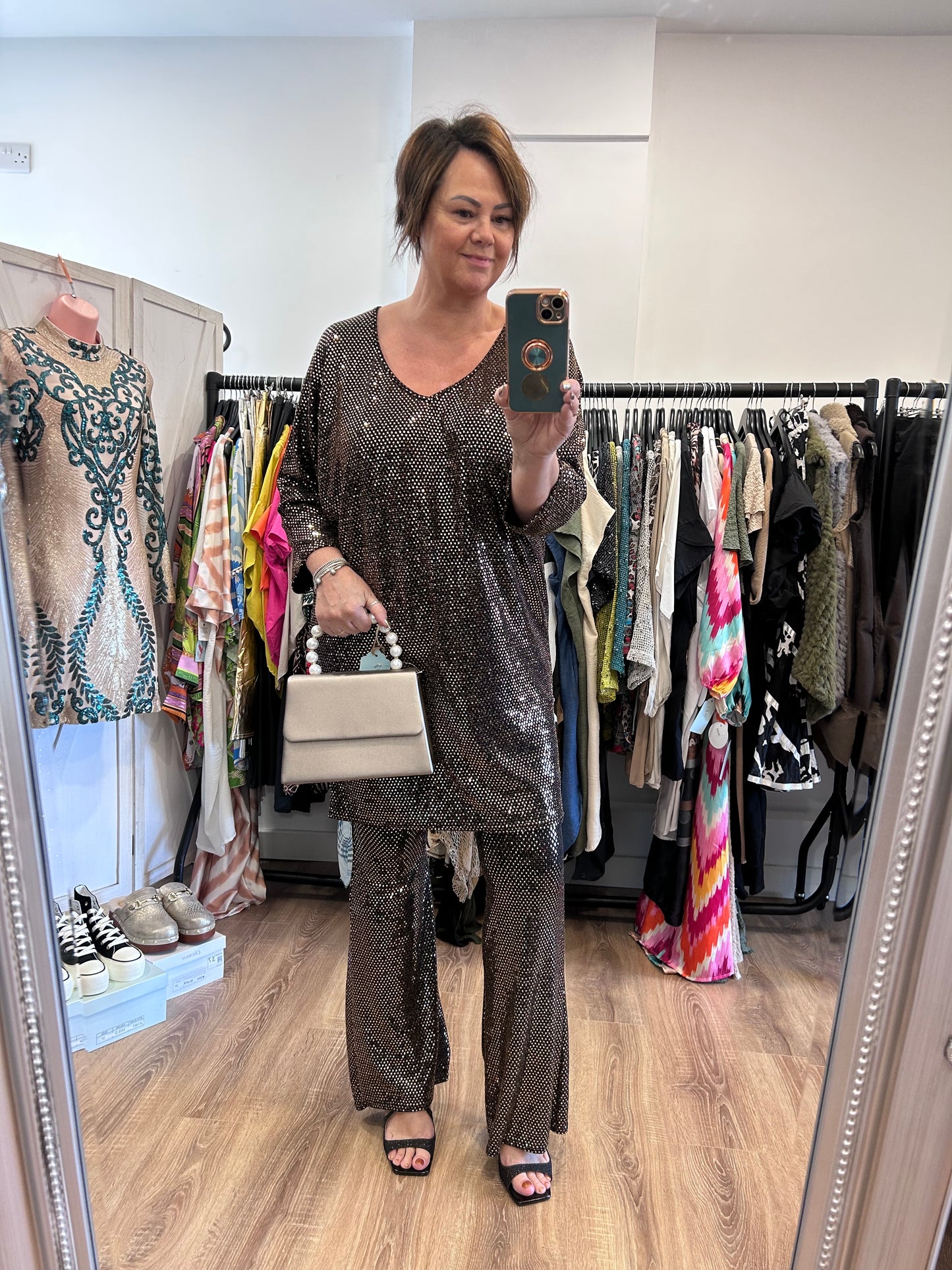 Sequin Tunic Top/ Dress