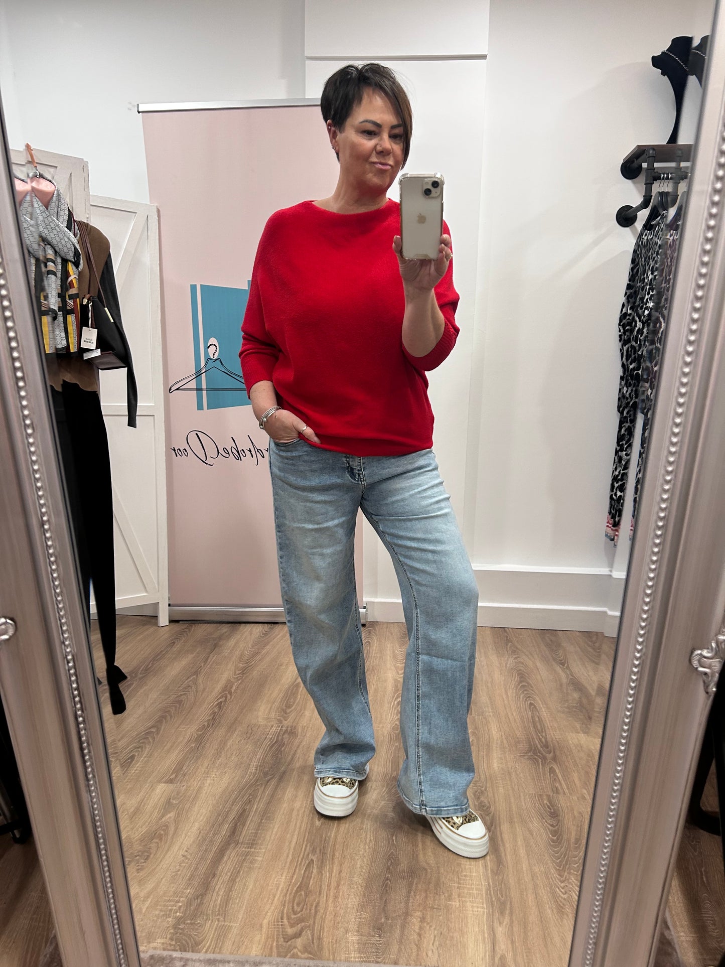 Light Wash Wide leg Jeans