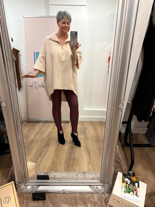Oversized Zip Top Jumper