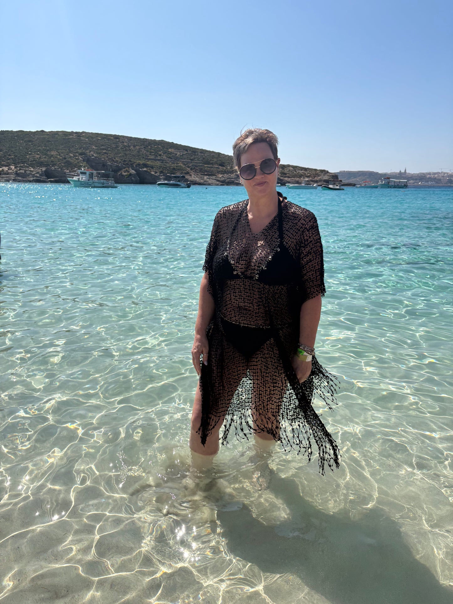 Longline Crochet Tunic