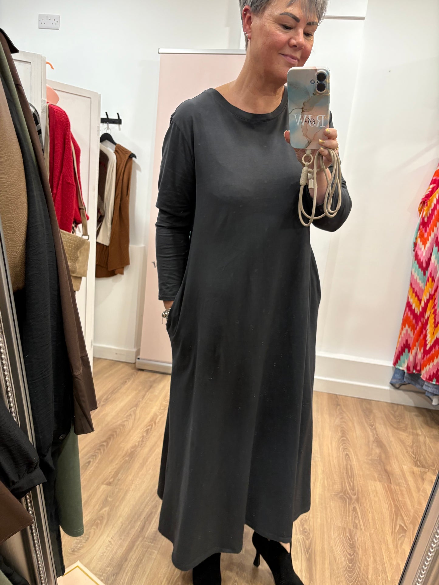 Cotton Swing Maxi Dress