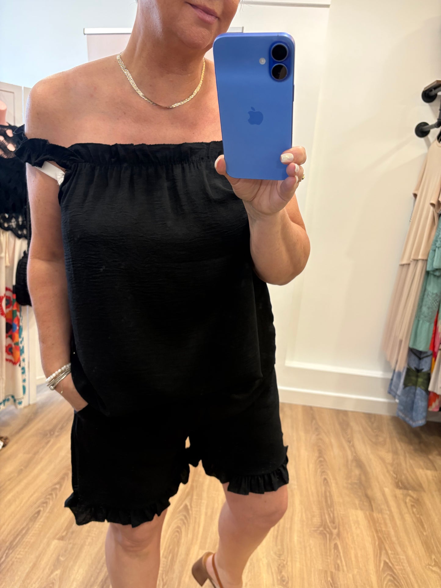 Frill detail Short Set