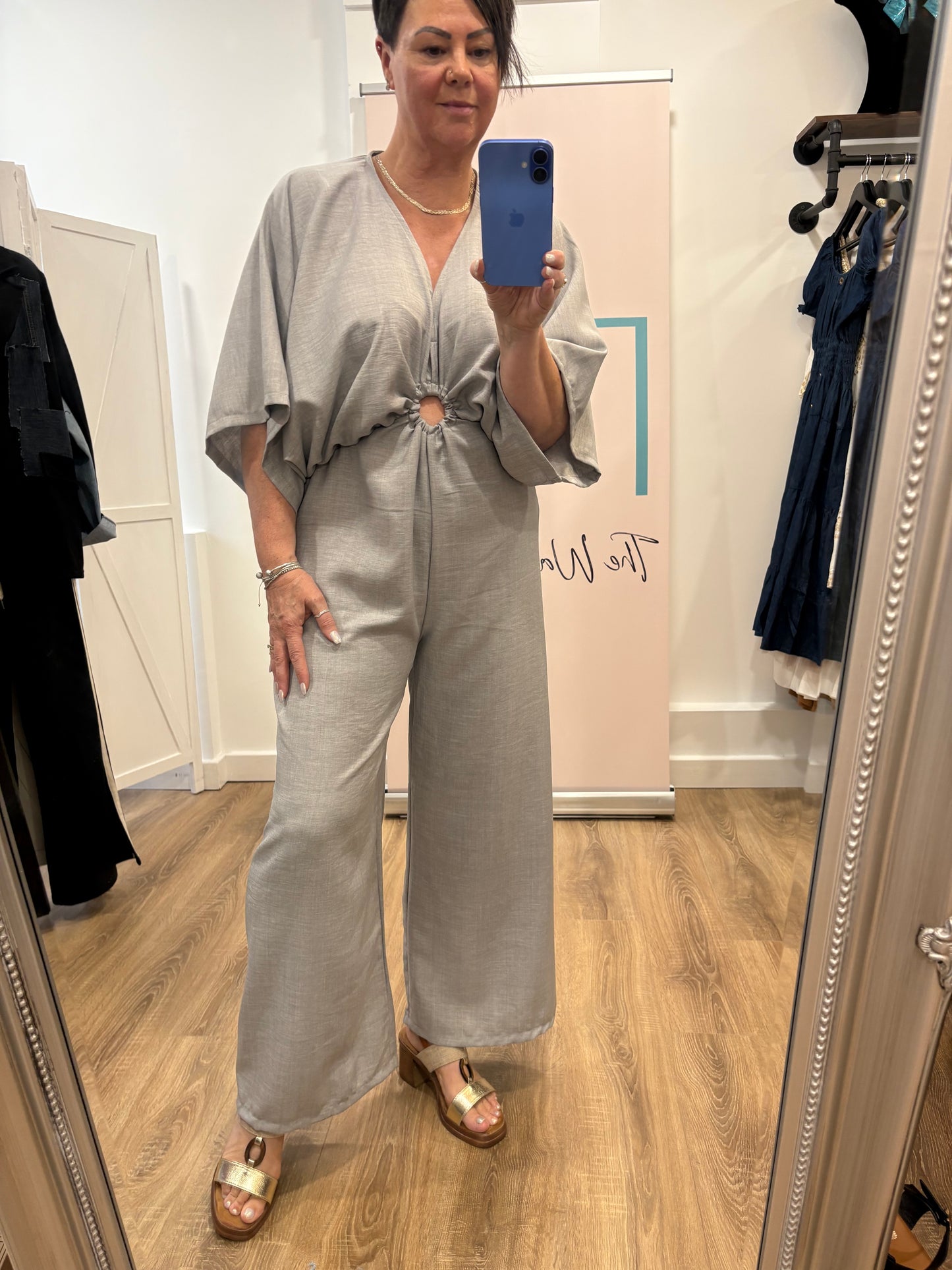 Ring Detail Batwing Jumpsuit