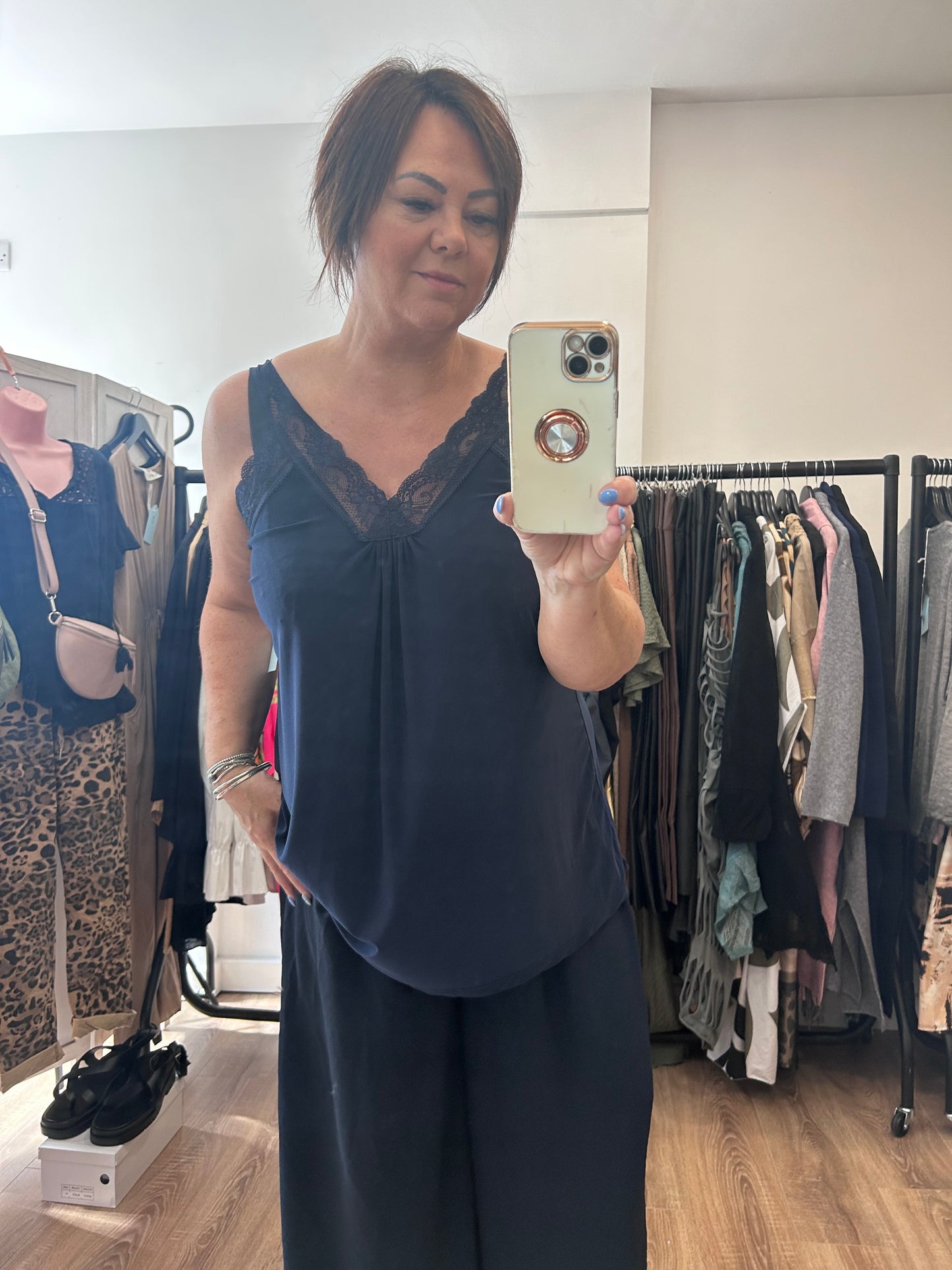 Lace Longline Vest