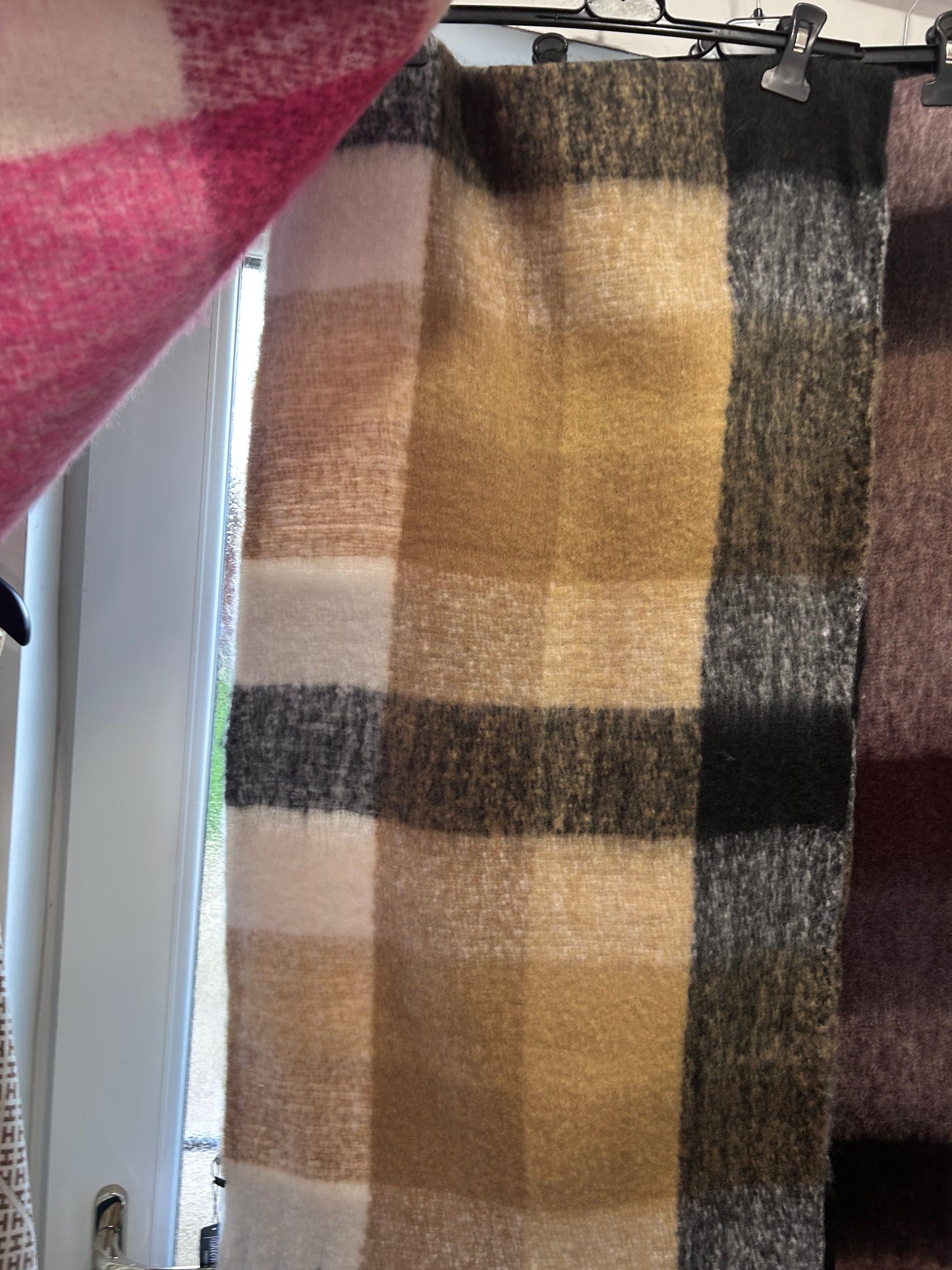 Blanket Style Woolly Scarves