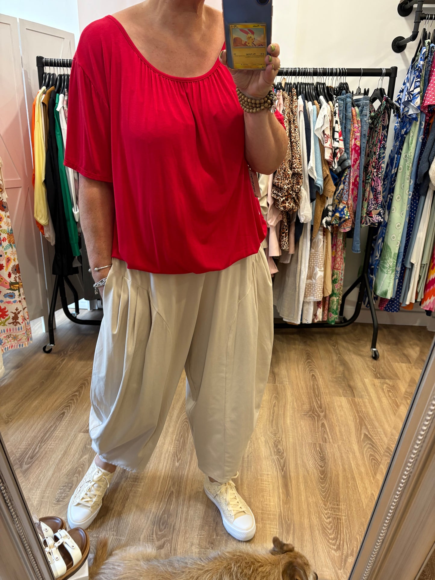 Loose Fit, Cropped Joggers
