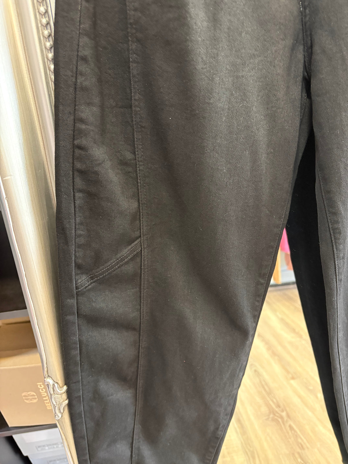 G Smack, Black Denim Barrel Jeans