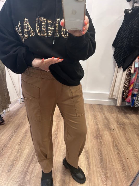 Scuba Front Pocket Tapered Joggers