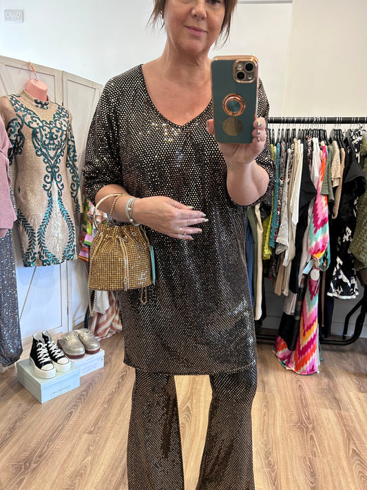 Sequin Tunic Top/ Dress