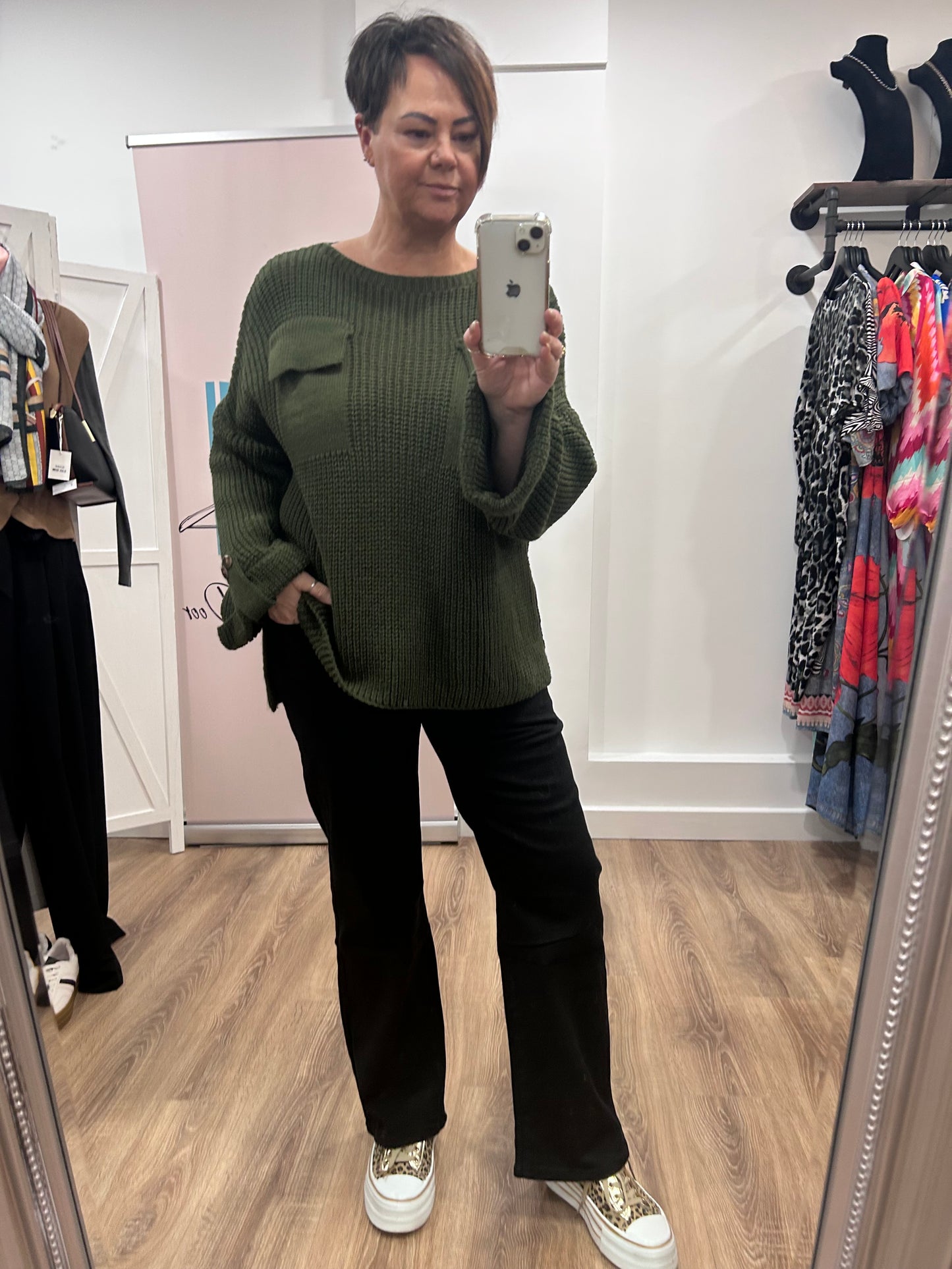 Black Wide leg Jeans