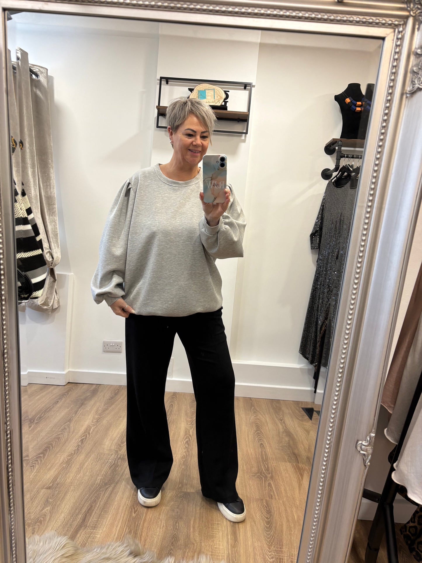 Puff Sleeve Sweatshirt