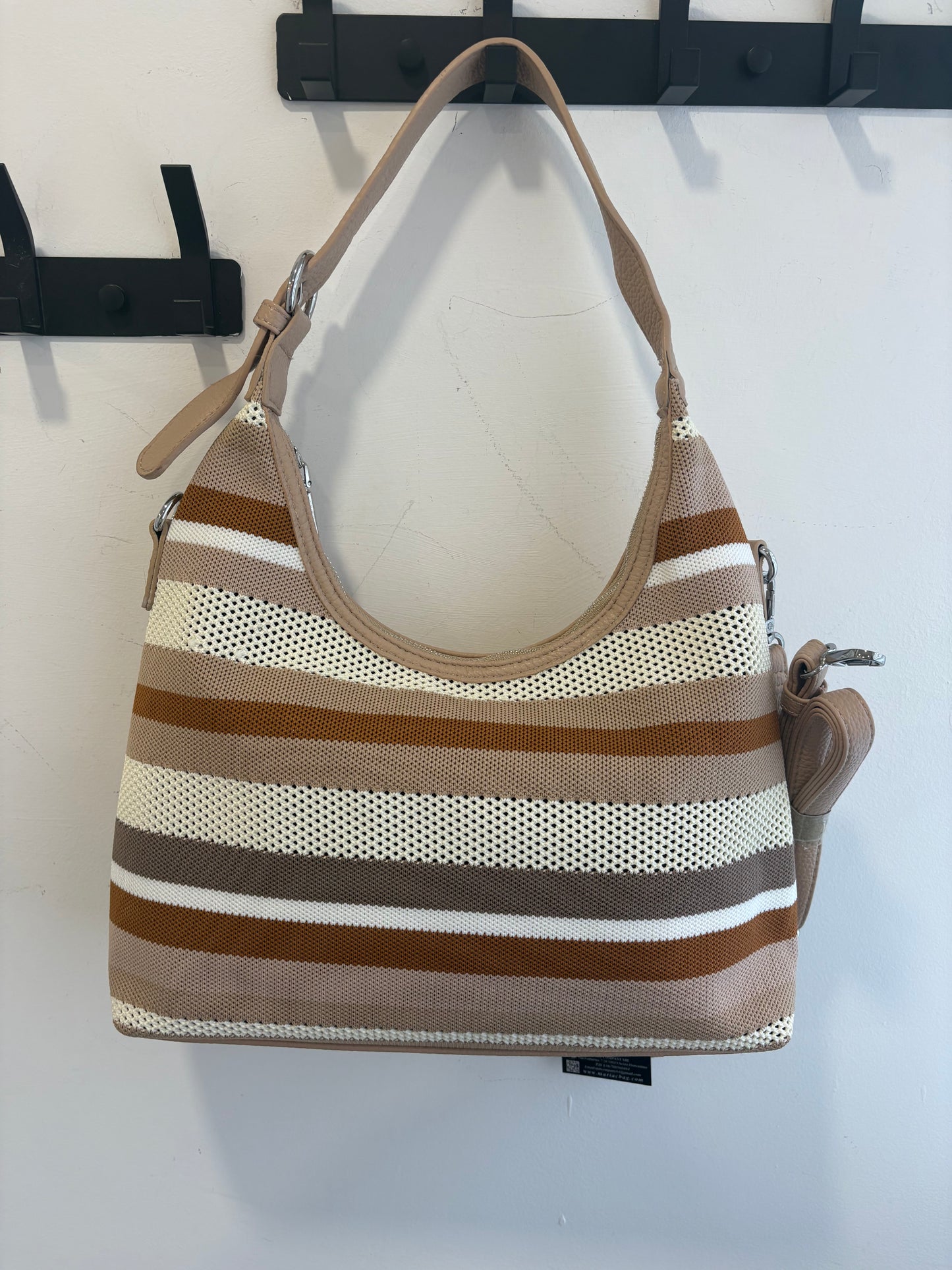 Stripe Shoulder Bag