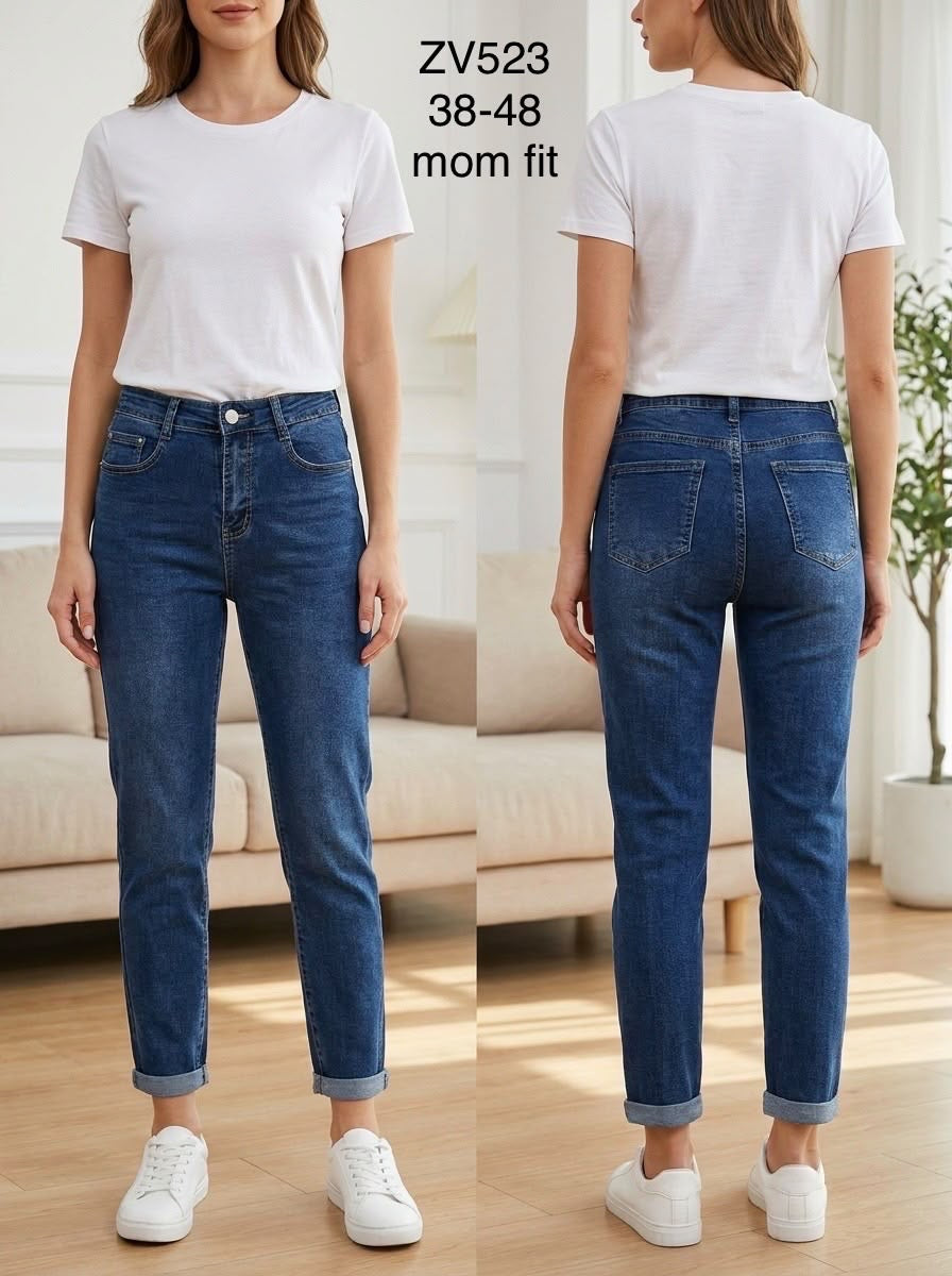 G Smack, Blue Denim Mom Jeans