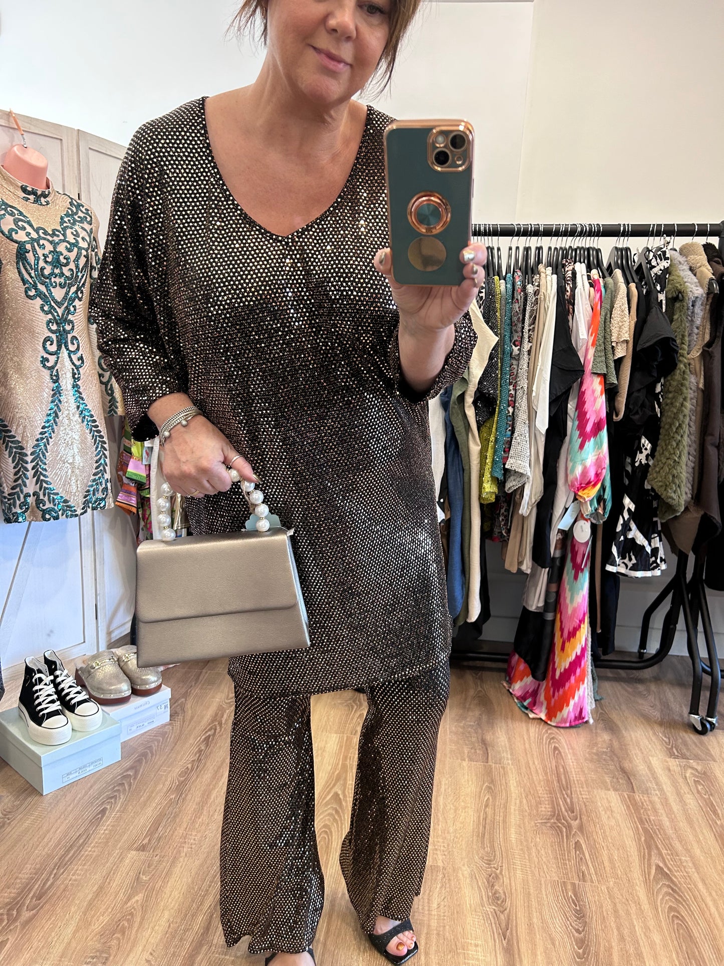 Sequin Tunic Top/ Dress