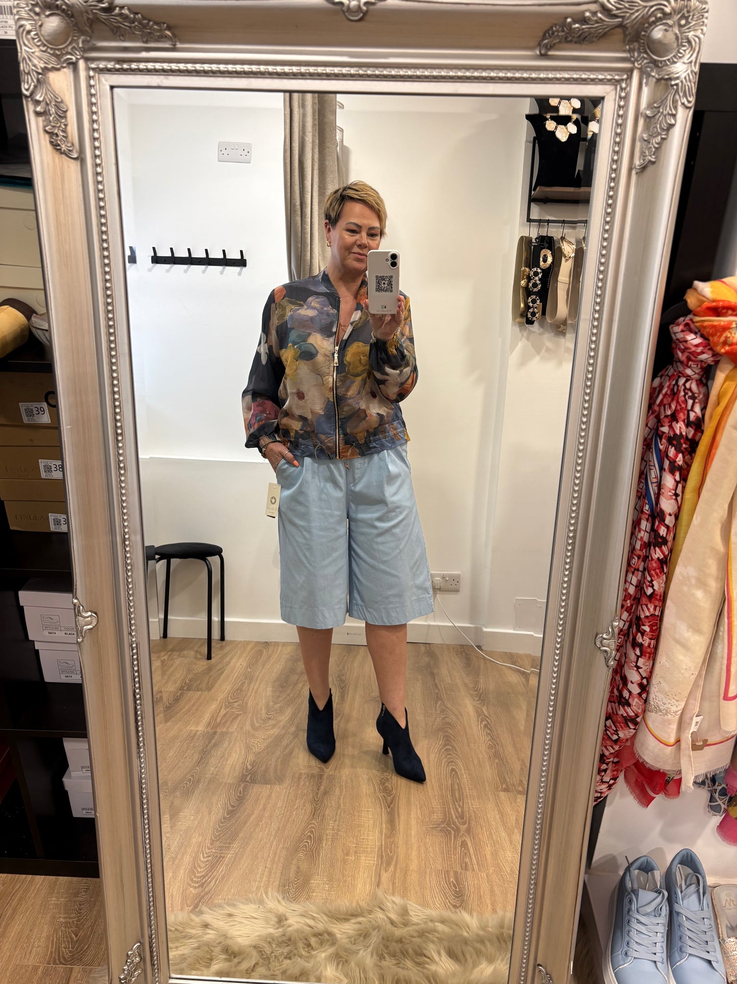 Belted Bermuda Shorts