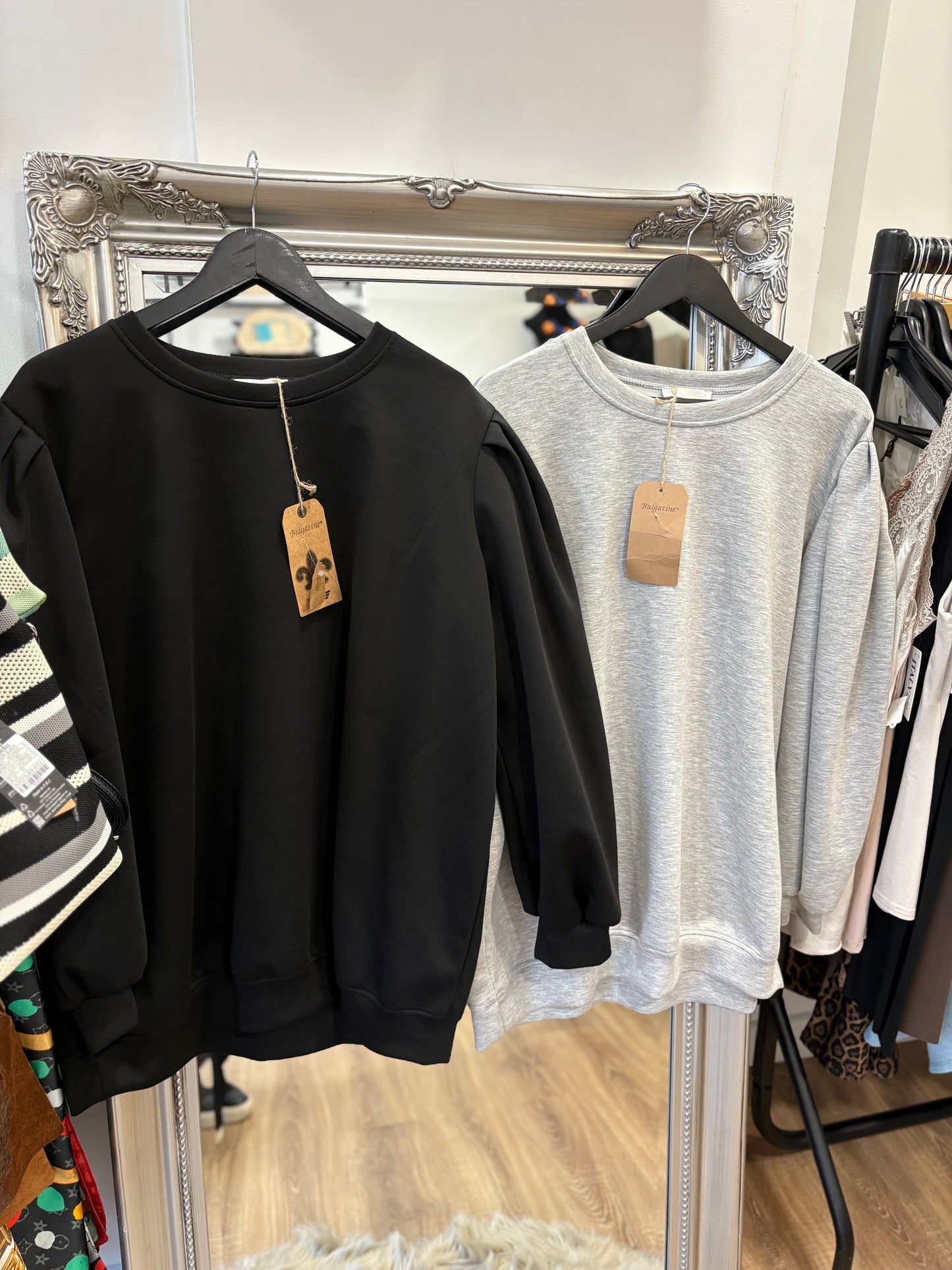 Puff Sleeve Sweatshirt