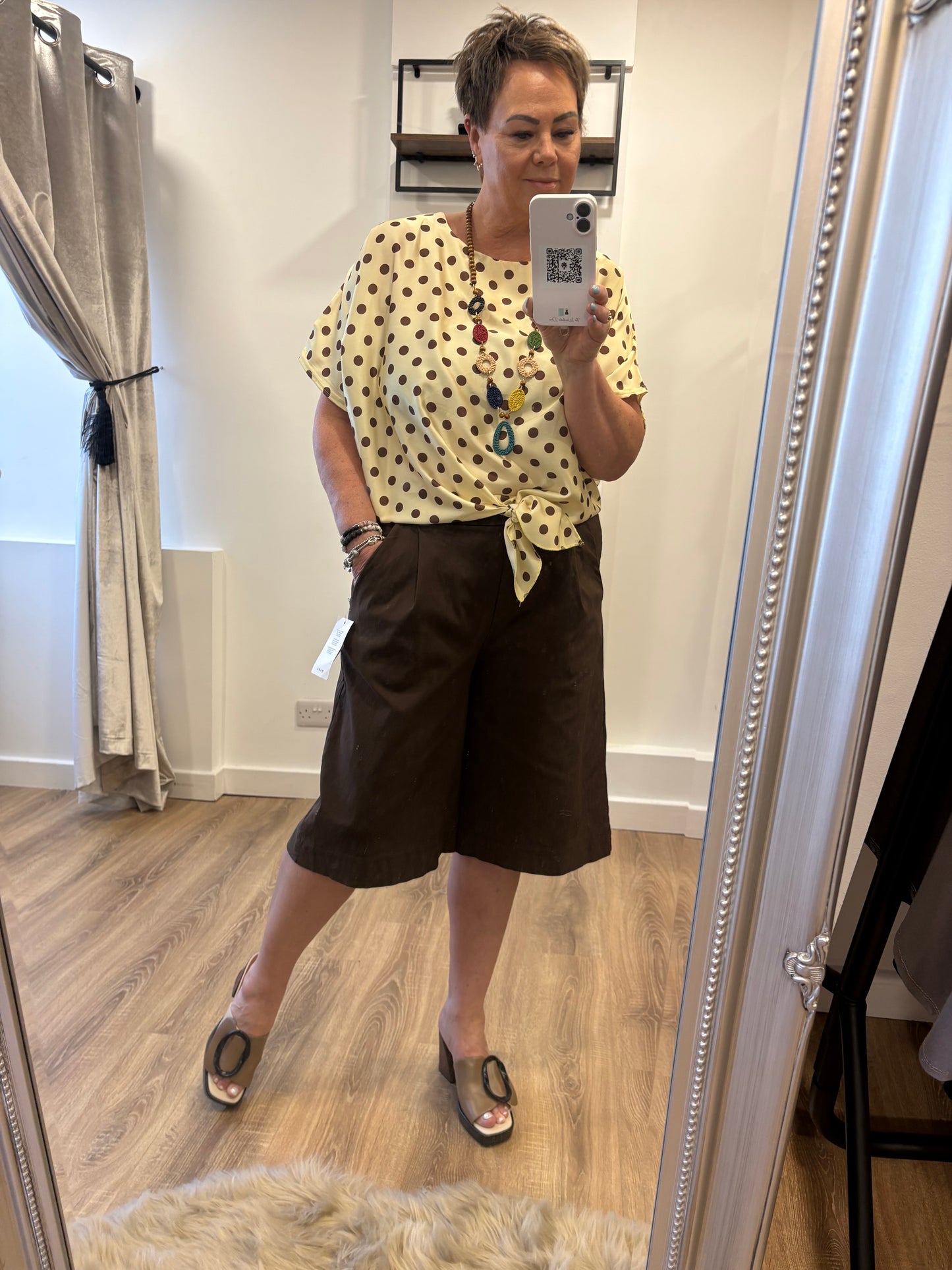 Belted Bermuda Shorts