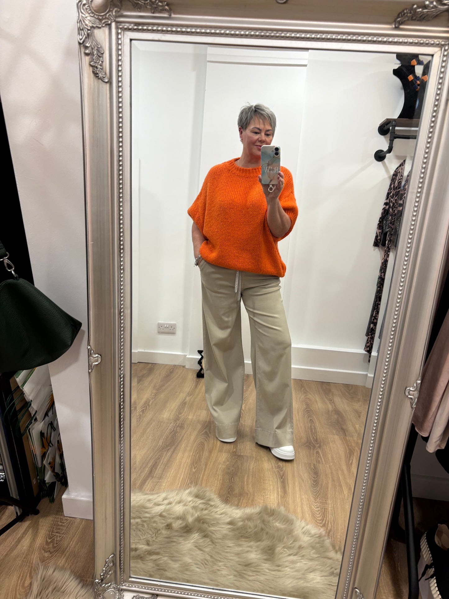 Wide Leg, Drawstring Pants