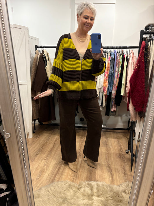 Chunky Stripe Cardigan